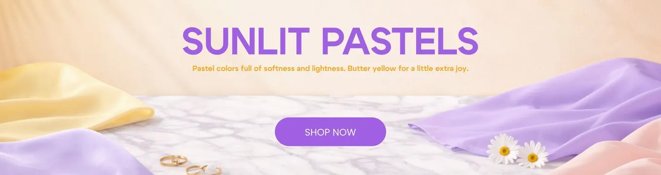 Sunlit Pastels banner